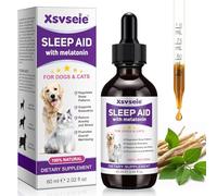 Melatonina para perros y gatos, ayuda para dormir y alivio de la ansiedad del perro para todas las razas, melatonina calmante para perros para ruido, fuegos artificiales, separación y estrés de viaje