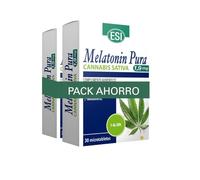 Melatonina Pura 1,9 mg con Aceite de Semilla de Cáñamo - 30 Microtabletas | Descanso Nocturno Natural | Con Vitamina E y Omega 3-6 | Sin Azúcar | Sin Gluten | Producto Vegano (2)