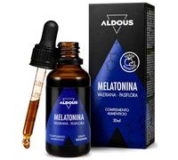Melatonina Pura 1,9mg Gotas - 30ml - Con Valeriana y Pasiflora - Melatonina gotas para 60 días - Conciliar el Sueño y Dormir Bien - Contra el cansancio, Insomnio - Fabricado en España - ALDOUS