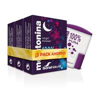 Melatonina pura 1 mg, pack 3, Soria Natural | Conciliación del sueño - Descanso nocturno - Ritmo circadiano - Jet lag - Acción antioxidante
