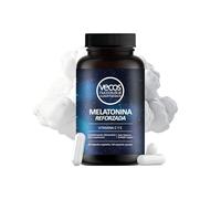 Melatonina Pura Reforzada con Vitamina C y Vitamina E para Dormir Bien | 60 Cápsulas | Ayuda a Regular el Ciclo Natural del Sueño | Propiedades Antioxidantes