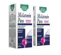 Melatonina Pura Spray Sublingual - 1 mg por Dosis - Rápida Absorción - Regula el Ritmo Sueño-Vigilia - 20 ml - Sabor Menta - Para Adultos y Adolescentes - Antes de Dormir (40 ml (Paquete de 1))