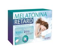 Melatonina Retard - Melatonina y Lavanda - 60 Comprimidos con Dos Tiempos de Liberación - Ayuda a Disminuir el Tiempo Necesario para Conciliar el Sueño - Eladiet