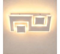 MELAYR 4811659 Lámpara de Techo LED Moderna 3000K/4500K/6500K Plafón Techo | Blanco 8-15s Memoria CRI≥80 Ceiling Lights for Sala Dormitorio Oficina Cocina y Pasillo