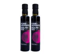 Melaza de granada | 250 ml x 2 | paquete de 2 |Jarabe, aderezo, marinado, condimento| Sin azúcares añadidos, conservantes ni aromas artificiales