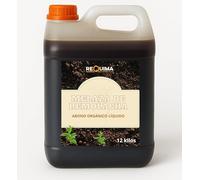 Melaza de Remolacha Orgánica Líquida Reqima, Abono Natural, 12 Kilos