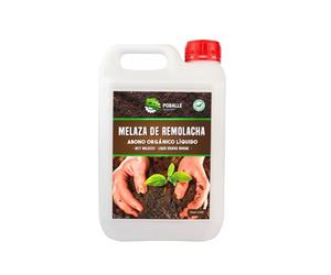 MELAZA POBALLE para COMPOST - Cultivo, cosechas y plantas. Garrafa de 6 kg de MELAZA de Remolacha de alta pureza.