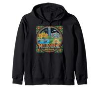 Melbourne Australia Travel Souvenir Landmark Regalo turístico Sudadera con Capucha
