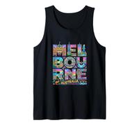 Melbourne City Name Travel Souvenir - Regalo turístico Camiseta sin Mangas