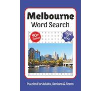 Melbourne Word Search: Word Searches with Easy to Read Print about Melbourne, Melbourne Landmarks, Melbourne Travel, Australia and More, 6x9,110 ... Gift for Vacations, Holidays, and Free Times