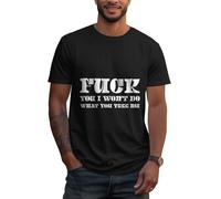 Melbrakin Camiseta Joder, no haré lo Que me digas para Mujer, Hombre y Adulto.