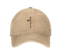 Melbrakin Cruz Religiosa Juan 3:16 Dios amó al Mundo Jesús Sombrero de Vaquero para Hombre Gorra de béisbol Vintage para Mujer Gorra de Camionero Gorras de papá Negras