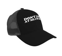 Melbrakin Don't Look at Me I'm Shy Gorra de béisbol para Hombres y Mujeres Ajustable Malla Camionero Sombrero Negro