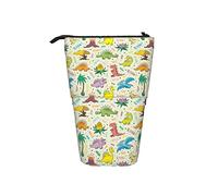 Melbrakin Estuche para lápices Funny Doodle Dinosaur Chidish Dino Pen Titular telescópico Papelería Soporte de Almacenamiento Estuche Útiles Escolares para Estudiante Artista Oficina Enfermera