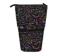 Melbrakin Estuche telescópico para lápices con fórmulas de matemáticas y física