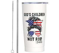 Melbrakin God's Children AreFor Sale Vaso aislado al vacío de acero inoxidable, tazas de café de 20 oz, taza de viaje, taza de agua