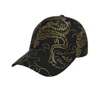 Melbrakin Gorra de béisbol con diseño de dragón Chino para Mujer y Hombre, Ajustable, Ideal para el Sol, para Correr y Entrenar. Gorra de béisbol para Mujer y Hombre.