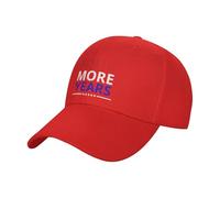 Melbrakin Gorra de béisbol Unisex Four More Years Red Sandwich Hats Color Negro