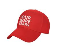 Melbrakin Gorra de béisbol Unisex Four More Years Red Sandwich Hats Color Negro