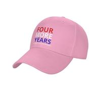 Melbrakin Gorra de béisbol Unisex Four More Years Red Sandwich Hats Color Negro