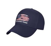 Melbrakin Gorra de béisbol Unisex Four More Years Red Sandwich Hats Color Negro