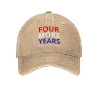 Melbrakin Gorra de Camionero Vaquera Retro roja de Four More Years