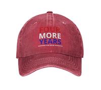 Melbrakin Gorra de Camionero Vaquera Retro roja de Four More Years