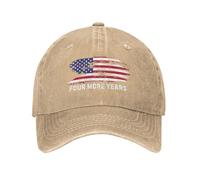 Melbrakin Gorra de Camionero Vaquera Retro roja de Four More Years