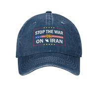 Melbrakin Gorra Detengan la Guerra contra Irán Gorra de béisbol Irán Libre Gorra Ajustable Estilo papá