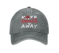 Melbrakin Gorras Make America Go Away para Mujer y Sombreros Greenland para Hombre