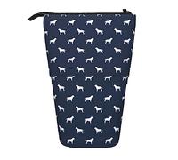 Melbrakin Labrador Dog Dog Labrador Dog Breed Dog Dog Silhouette Pencil Case, Stand Pencil Pouch, Telescopic Pencil Case Stand Pencil Holder Pen Bag