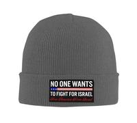 Melbrakin Nadie Quiere Luchar por Israel. Gorro Liberen a Estados Unidos de Israel. Gorros de Invierno para Hombres y Mujeres.