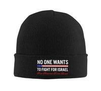 Melbrakin Nadie Quiere Luchar por Israel. Gorro Liberen a Estados Unidos de Israel. Gorros de Invierno para Hombres y Mujeres.