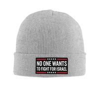 Melbrakin Nadie Quiere Luchar por Israel. Gorro Liberen a Estados Unidos de Israel. Gorros de Invierno para Hombres y Mujeres.
