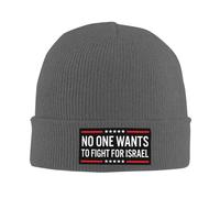 Melbrakin Nadie Quiere Luchar por Israel. Gorro Liberen a Estados Unidos de Israel. Gorros de Invierno para Hombres y Mujeres.