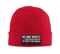 Melbrakin Nadie Quiere Luchar por Israel. Gorro Liberen a Estados Unidos de Israel. Gorros de Invierno para Hombres y Mujeres.
