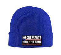 Melbrakin Nadie Quiere Luchar por Israel. Gorro Liberen a Estados Unidos de Israel. Gorros de Invierno para Hombres y Mujeres.