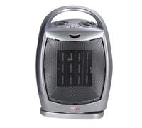 Melchioni Family CALIDO, Termoventilatore ceramico, Oscillazione automatica, 1500W, Protezione contro il surriscaldamento e ribaltamento, 3 modalità, 2 livelli di potenza, Basso consumo