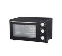Melchioni family enjoy 24 horno eléctrico de sobremesa de 24 l, 1200 w, ventilado, grill y combinado, accesorios incluidos, negro