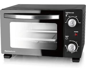 Melchioni Family | Horno Eléctrico con Capacidad 11 litros Modelo DEVIL 11, Temperatura Regulable hasta 230°C, Temporizador 30 Minutos, Modelo DEVIL 11, Color Negro