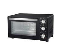 Melchioni Family | Horno Eléctrico Ventilado DEVIL, Capacidad de 23 litros, 3 Modos de Cocción, Temporizador 60 Minutos, 1200W, Doble Vidrio, Luz Interior y Temperatura max 230°C, 46 x 38.2 x 27.3 cm