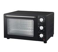 Melchioni Family | Horno Eléctrico Ventilado ENJOY 31, Capacidad 31 litros, 1500W, Multicocción con Temporizador 60 Minutos, Termostato regulable hasta 230°.