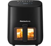 Melchioni Family | Marianna New, freidora de aire 5L, compacta, pantalla táctil, 7 programas, antiadherente, temporizador 60 min, temperatura 80 °-200 °C, control de cocción sin abrir la puerta