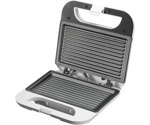 Melchioni Family | Sandwichera Grill TOSTINA NEW, Gofrera y Tostador para Tostadas, con Rejillas Antiadherentes, Paredes Frías, Bloqueo de Seguridad, Termostato, Fácil Limpieza
