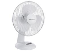 Melchioni Family | Ventilador de Mesa 3 Velocidades Ventilador 3 Aspas Diámetro 30cm Oscilación Color Blanco