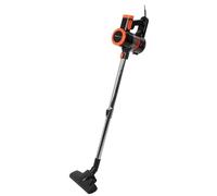 Melchioni Family Vortice - Escoba eléctrica con Cable 2 en 1 - Tecnología ciclónica - Motor AC 600 W - Aspirador portátil Integrado - Cable 4 m - Filtro HEPA - Juego de Accesorios y Soporte de Pared