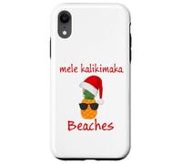 Mele Kalikimaka Beaches Sunglasses Merry Hawaiian Christmas Carcasa para iPhone XR