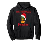 Mele Kalikimaka Beaches Sunglasses Merry Hawaiian Christmas Sudadera con Capucha