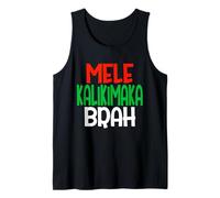 Mele Kalikimaka Brah - Divertida Navidad Hawaiana en la Isla Camiseta sin Mangas