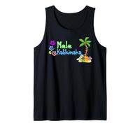 Mele Kalikimaka Christmas Hawaiian Palm Tree Xmas Gifts Camiseta sin Mangas